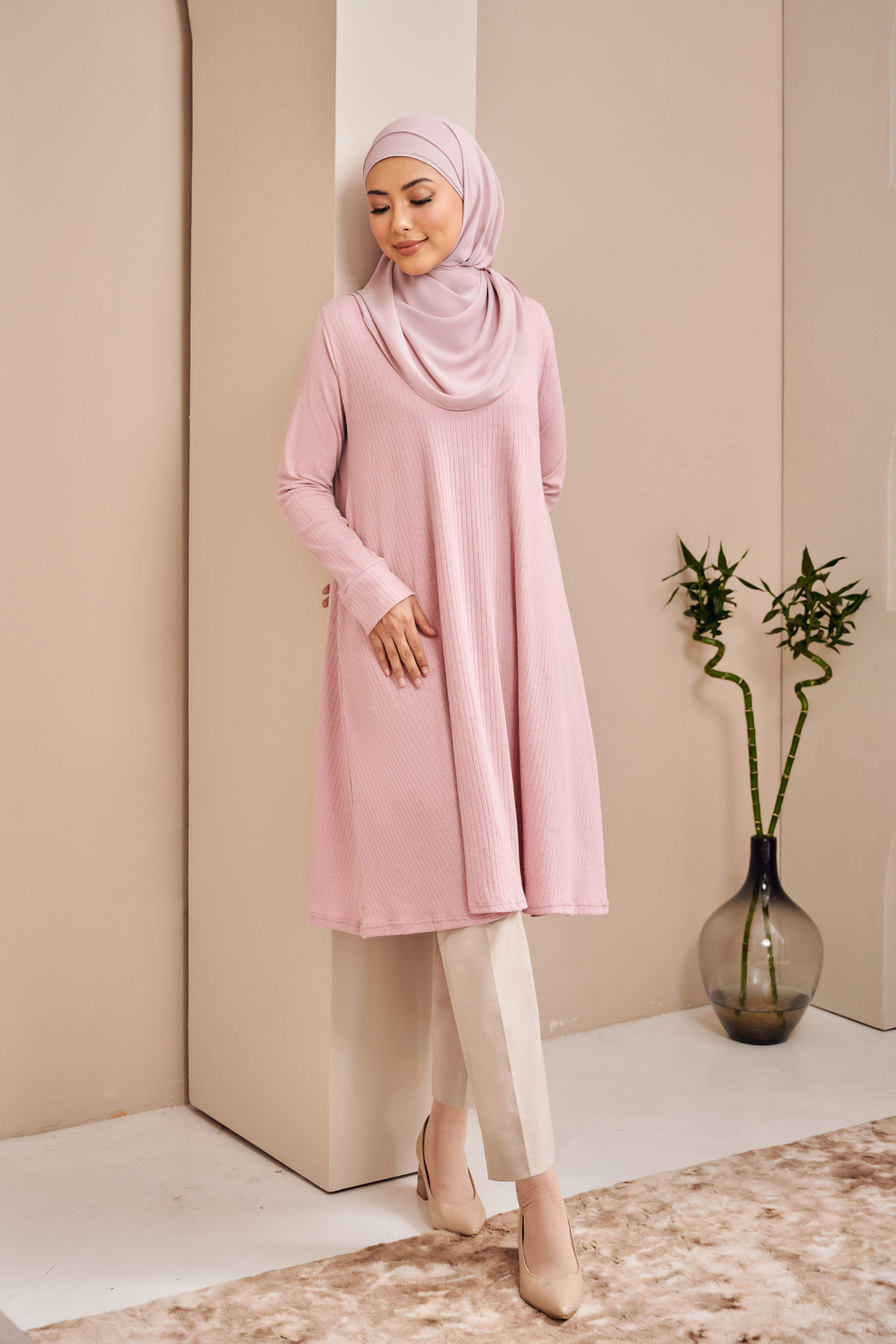 NEO Tunic in Dusty Pink